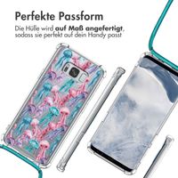 imoshion Design Hülle mit Band Samsung Galaxy S8 - Jellyfish Watercolor