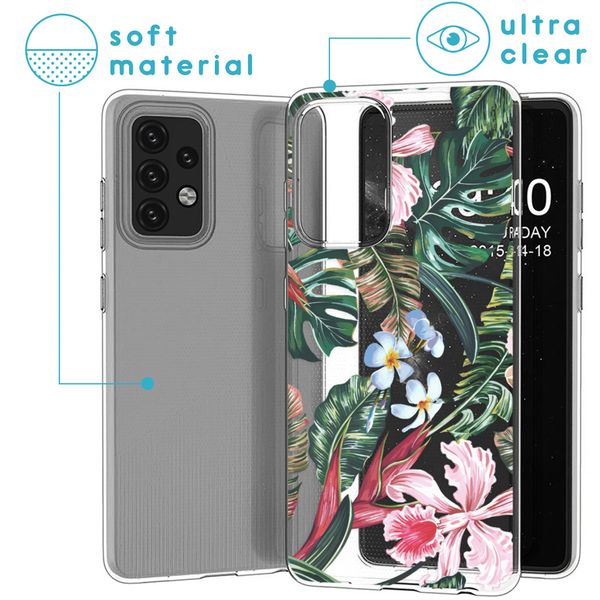 imoshion Design Hülle Samsung Galaxy A52(s) (5G/4G) - Tropical Jungle