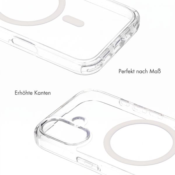 Selencia Rivièra MagSafe Backcover mit abnehmbarem Haken Apple iPhone 17 - Transparent