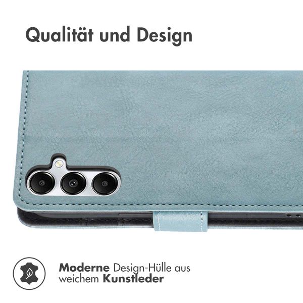 imoshion Luxuriöse Klapphülle Samsung Galaxy A17 - Hellblau