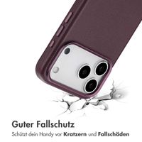 Accezz MagSafe Leather Backcover Apple iPhone 17 Pro Max - Heath Purple