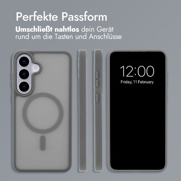 imoshion Color Guard Back Cover mit MagSafe Samsung Galaxy S26 FE / S25 FE - Grau