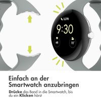 imoshion Silikonarmband für die Google Pixel Watch 3 - 45 mm - Größe L - Grau