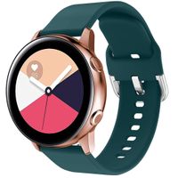 imoshion Silikonband für das  Samsung Galaxy Watch 4 / 5 / 6 / 7 / FE (20 mm) - Dunkelgrün
