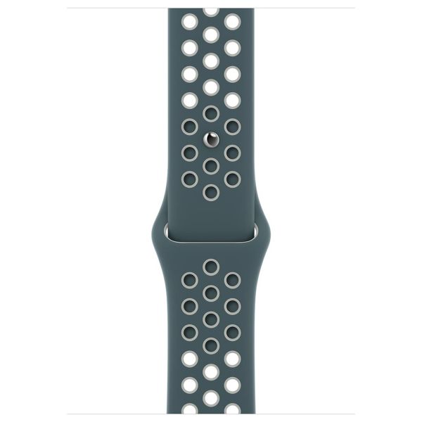 Apple Nike Sport Armband für das  Apple Watch Series 1 t/m 9 / SE (38/40/41 mm) | Series 10 / 11 (42 mm) - Hasta/Light Silver