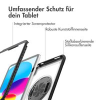 Accezz Robustes Back Cover mit Schultergurt Apple iPad 11 (2025) 11 Zoll A16 / iPad 10 (2022) 10.9 Zoll - Transparent