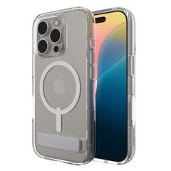 ZAGG Crystal Palace Snap KickStand Case mit MagSafe für das iPhone 16 Pro - Transparent