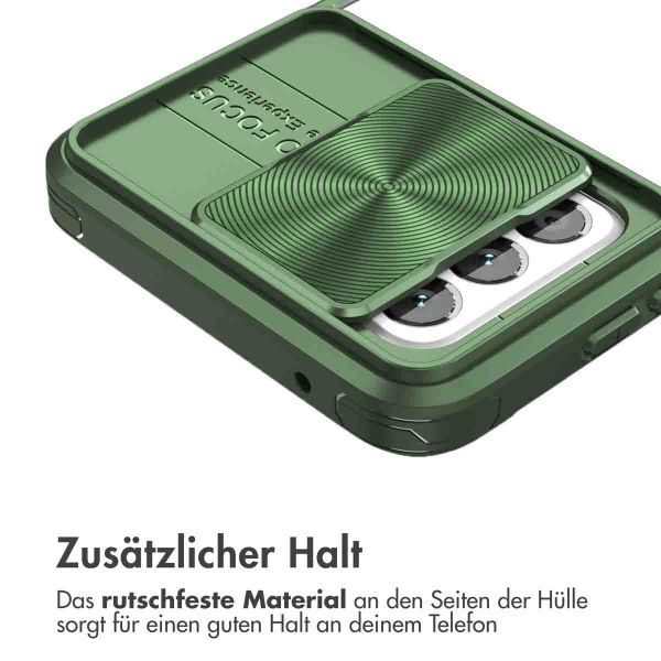 imoshion Back Cover mit Kameraschieber Samsung Galaxy A52(s) (5G/4G) - Dunkelgrün