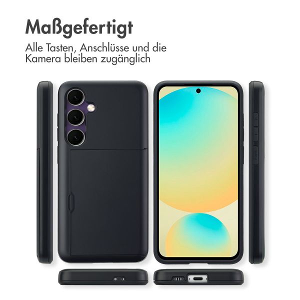 imoshion Backcover mit Kartenfach Samsung Galaxy S24 FE - Schwarz