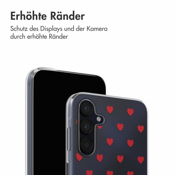 imoshion Design Hülle Samsung Galaxy A35 - Red Hearts