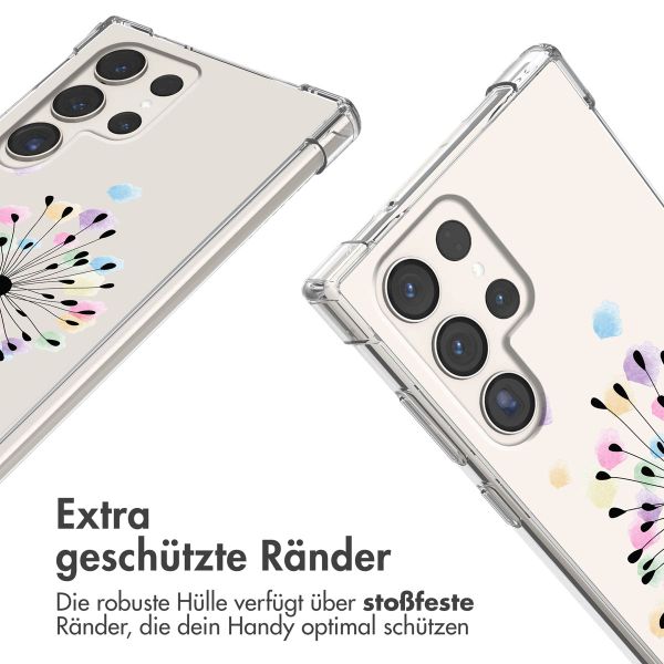 imoshion Design Hülle mit Band für das Samsung Galaxy S23 Ultra - Sandstone Dandelion