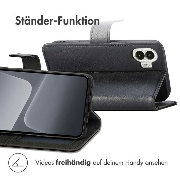 imoshion Luxuriöse Klapphülle Nothing Phone (2) - Schwarz