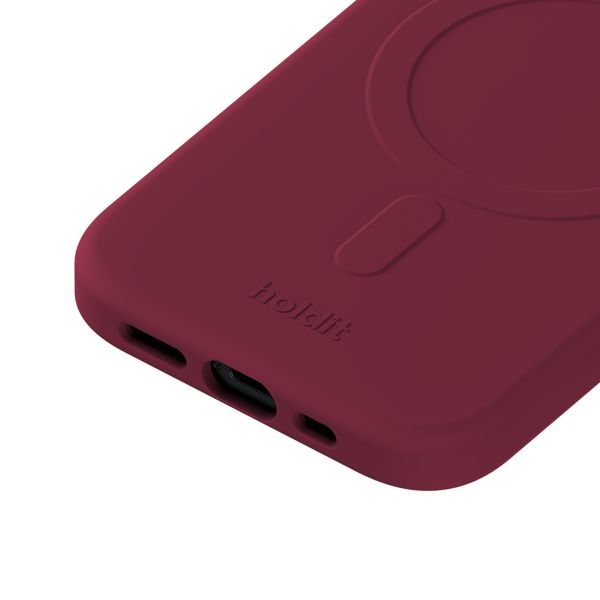 Holdit Soft MagSafe Case Apple iPhone 13/14/15/16e - Red Velvet