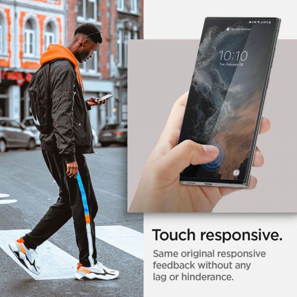 Spigen Neo Flex Case Friendly Screenprotektor für das Samsung Galaxy S22 Ultra