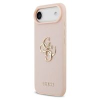 Guess Big 4G Logo Hülle Grained Apple iPhone Air - Rosa