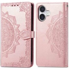 imoshion Mandala Klapphülle Apple iPhone 16 - Rosé gold