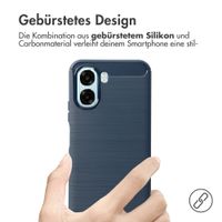 imoshion Brushed Back Cover Oppo A6x (4G/5G) - Dunkelblau