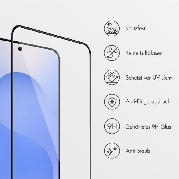 Accezz Gehärteter Glas-Schutz + Applikator Samsung Galaxy S24 / S25