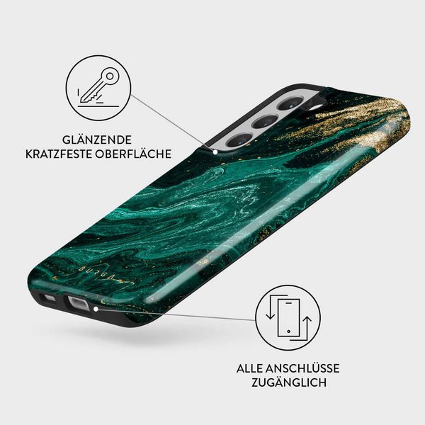 Burga Tough Back Cover für das Samsung Galaxy S22 - Emerald Pool