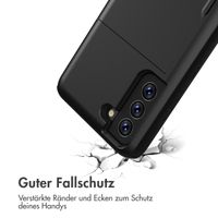 imoshion ﻿Backcover mit Kartenfach für das Samsung Galaxy S21 FE - Schwarz