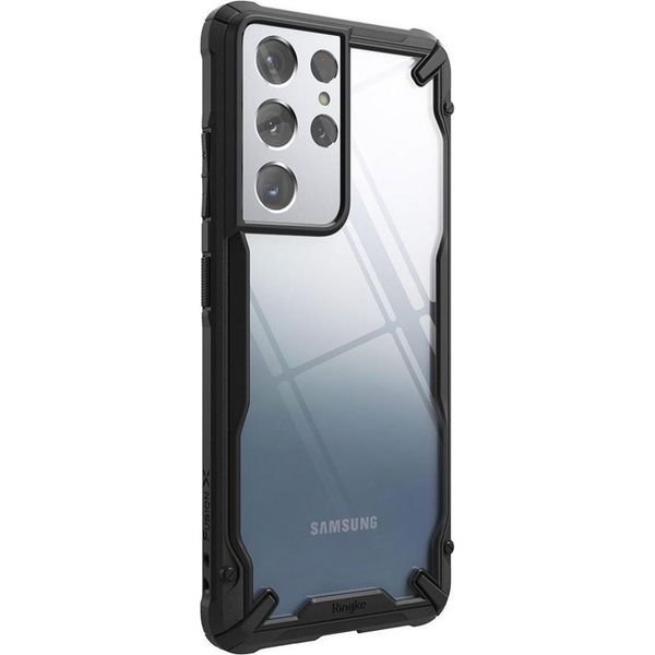 Ringke Fushion X Case für das Samsung Galaxy S21 Ultra - Schwarz