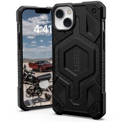 UAG Monarch Backcover MagSafe für das iPhone 14 Plus - Carbon Fiber