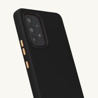 Selencia Rivièra Backcover mit MagSafe mit abnehmbaren Haken Samsung Galaxy A53 - Velvet Black