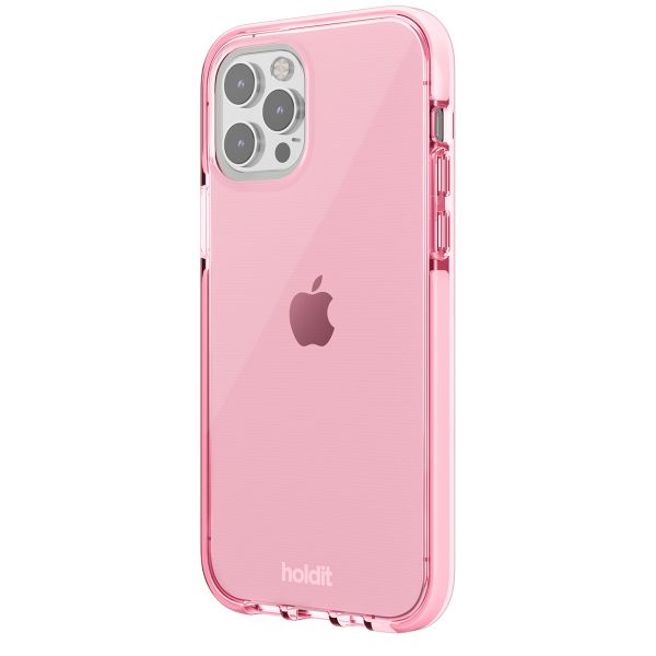 Holdit Seethru Case Apple iPhone 12 (Pro) - Bright Pink