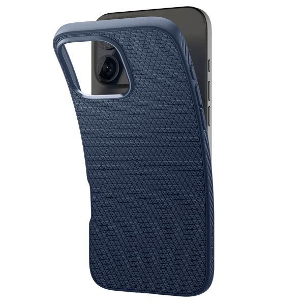 Spigen Liquid Air™ Case für das iPhone 16 Pro - Navy Blue