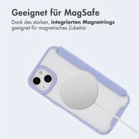 imoshion Transparente Bookcase mit MagSafe Apple iPhone 14 / 13 - Lila