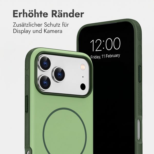 imoshion Color Backcover mit Thin MagSafe Ring Apple iPhone 17 Pro Max - Dunkelgrün