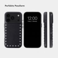 Selencia Studs Backcover mit MagSafe Apple iPhone 18 Pro Max / 17 Pro Max - Velvet Black