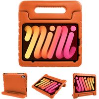 imoshion Schutzhülle mit Handgriff kindersicher für das iPad Mini 7 (2024) / iPad Mini 6 (2021) - Orange