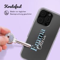 Personalisierte Hülle mit Namen Apple iPhone 16 Pro Max - Transparent