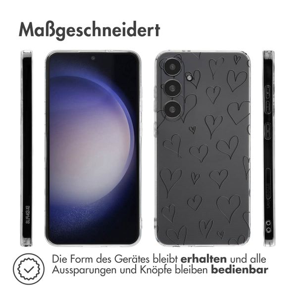 imoshion Design Hülle Samsung Galaxy S24 Plus - Hearts