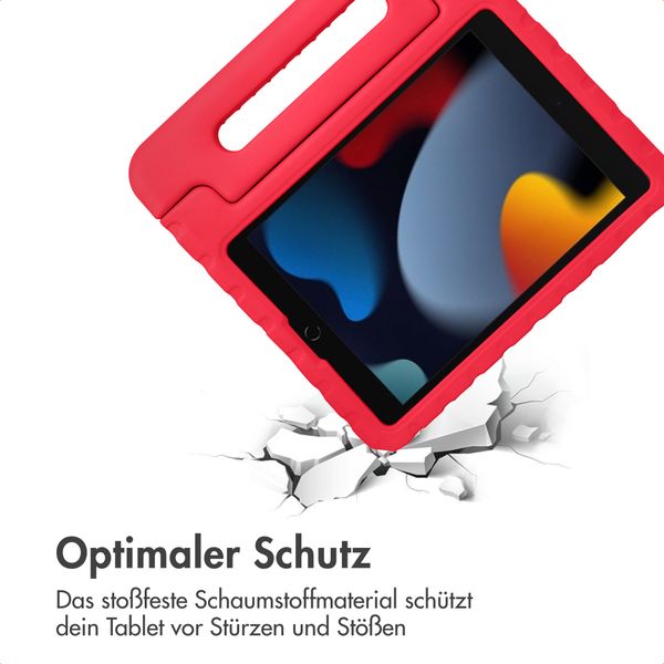 imoshion Schutzhülle mit Handgriff kindersicher Apple iPad 9 (2021) 10.2 Zoll / iPad 8 (2020) 10.2 Zoll / iPad 7 (2019) 10.2 Zoll - Rot