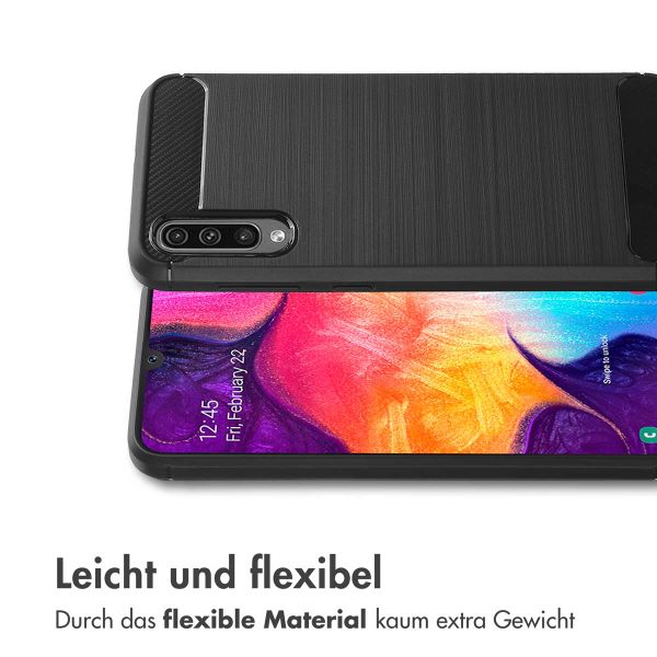 imoshion Brushed Back Cover Samsung Galaxy A50 / A30s - Schwarz