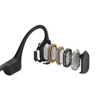 Shokz OpenRun Pro - Standardmodell - Open-Ear kabellose Kopfhörer - Bone conduction - Black