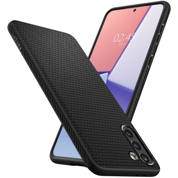 Spigen Liquid Air™ Backcover Samsung Galaxy S21 - Schwarz