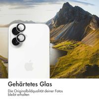 imoshion 2er-Pack Objektivschutz für Kamera für das Apple iPhone 16 / 16 Plus - Weiß