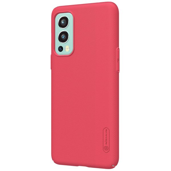 Nillkin Super Frosted Shield Case für das OnePlus Nord 2 - Rot