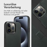 Accezz 2-in-1 Klapphülle aus Leder mit MagSafe Apple iPhone 15 Pro - Onyx Black