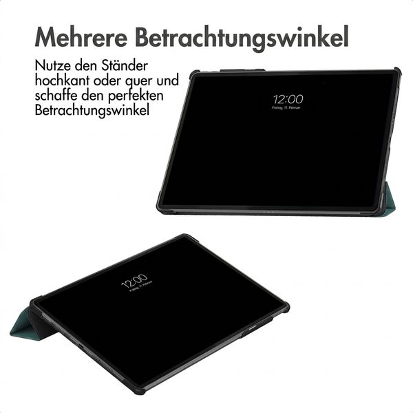 imoshion Trifold Klapphülle Lenovo Idea Tab Pro Gen 2 - Dunkelgrün