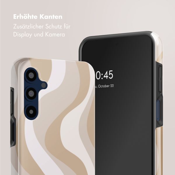 Selencia Vivid Tough Back Cover für das Samsung Galaxy A16 - Desert Waves Beige