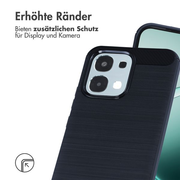 imoshion Brushed Back Cover Oppo A6 Pro (5G) - Dunkelblau