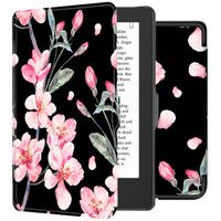 imoshion Design Slim Hard Case Klapphülle für das Tolino Shine 4 - Blossom