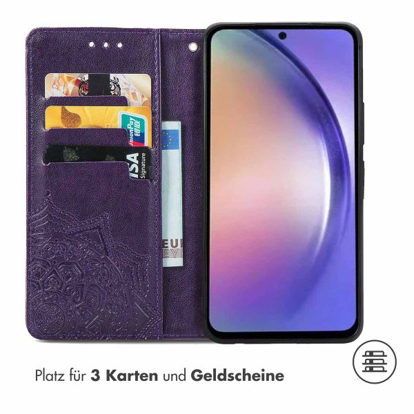 imoshion Mandala Klapphülle für das Samsung Galaxy A55 - Violett