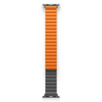 Uniq Revix doppelseitiges Armband für die Apple Watch Series 1 bis 10 / SE / Ultra (2) (44/45/46/49 mm) - Charcoal (Grey/Orange)