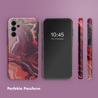 Selencia Vivid Back Cover Samsung Galaxy A15 (5G) - Marble Purple