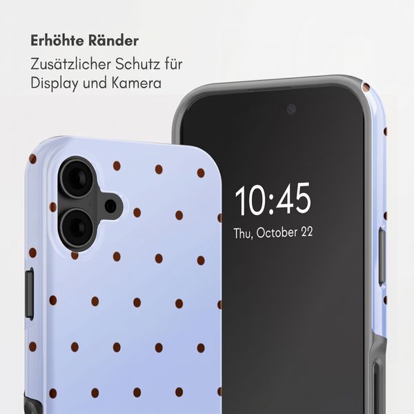 Selencia Vivid Back Cover Apple iPhone 16 - Happy Dots Digital Sky